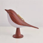 Rechargeable Wooden Accent Light - Bird-Shaped Table Lamp