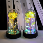 Decorative Dome Night Light - LED Rose Lamp Gift