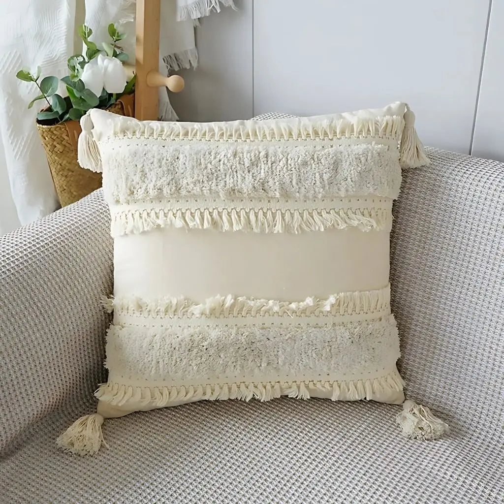 Chic Textured Throw Pillow Cover Collection