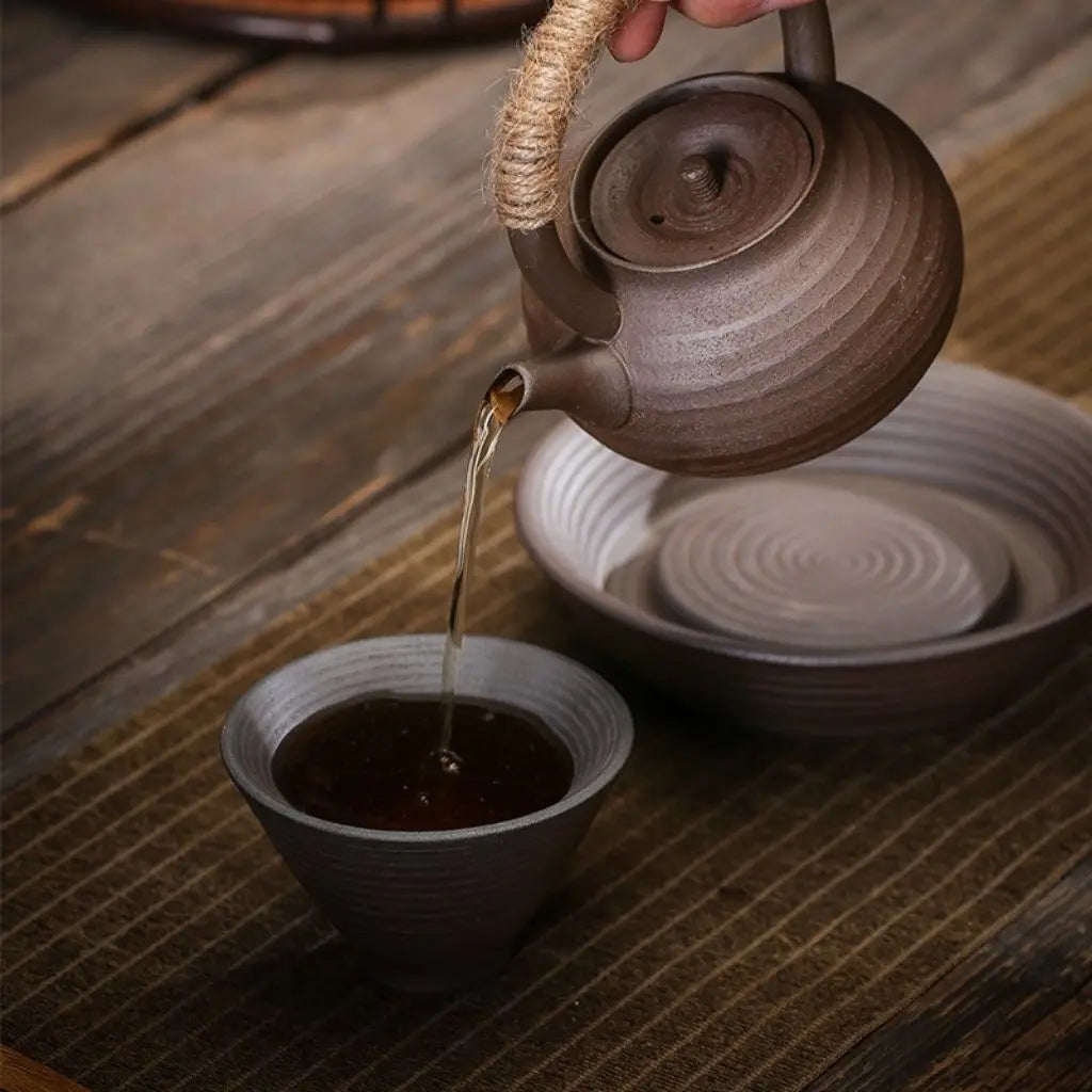 Artisan Crafted Ceramic Tea Pot for Timeless Brewing