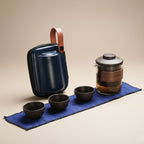 Elegant Portable Tea Set for On-the-Go Brewing