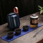 Elegant Portable Tea Set for On-the-Go Brewing