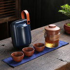 Elegant Portable Tea Set for On-the-Go Brewing