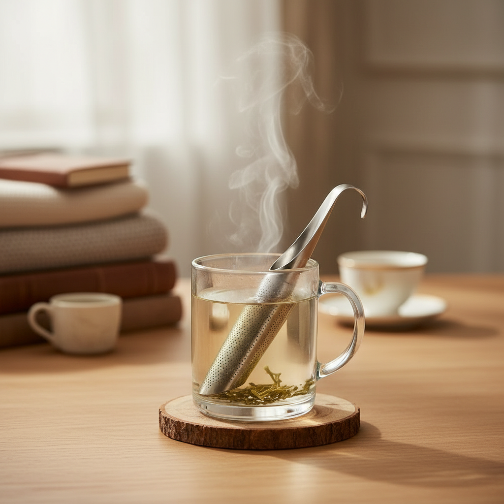 Stainless Steel Loose Leaf Tea Brewer – Compact Infuser