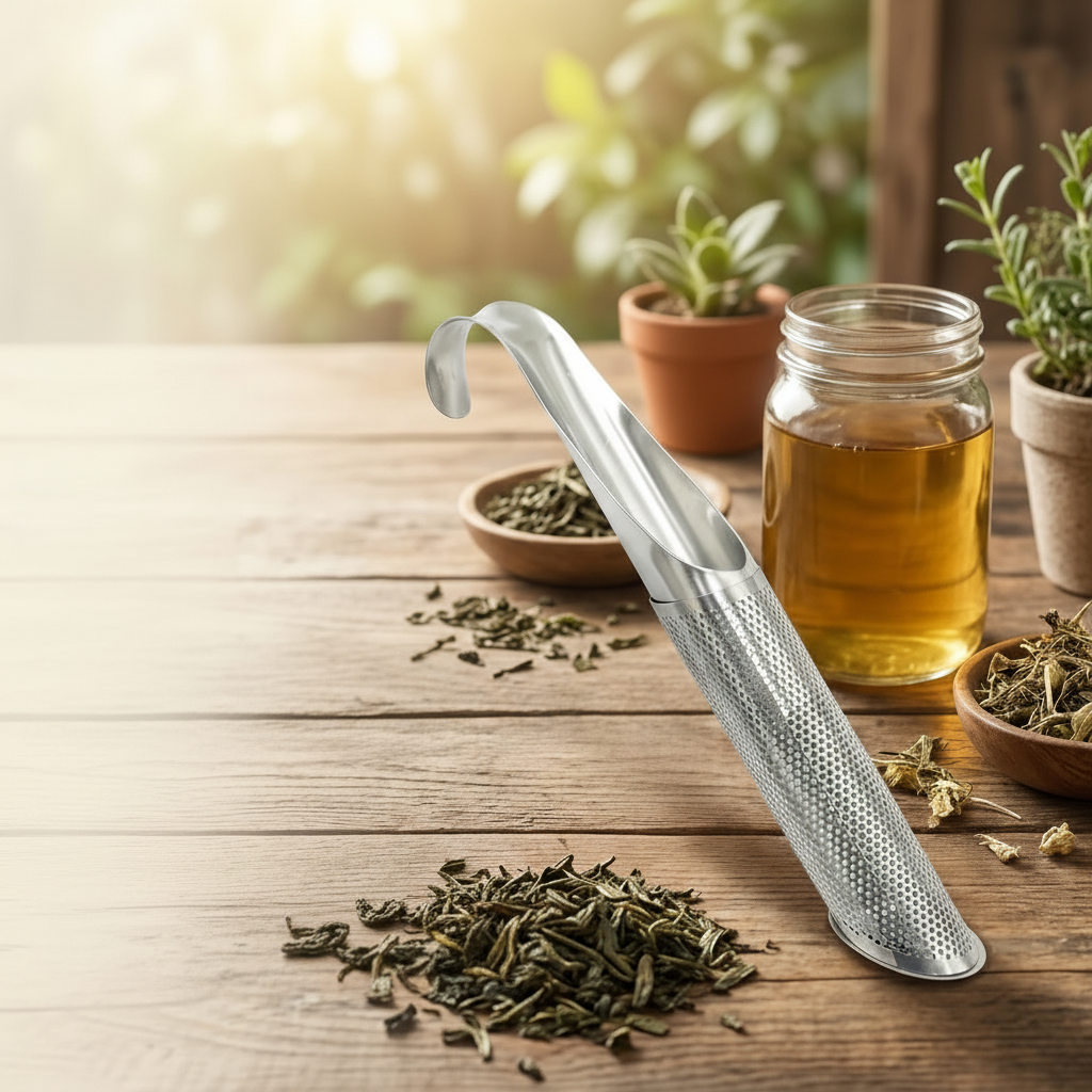 Stainless Steel Loose Leaf Tea Brewer – Compact Infuser