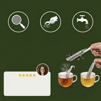 Stainless Steel Loose Leaf Tea Brewer – Compact Infuser