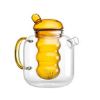 Elegant Glass Teapot with Heat-Resistant Design