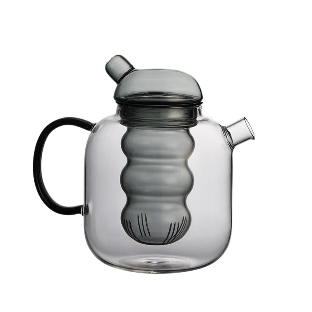 Elegant Glass Teapot with Heat-Resistant Design