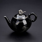 Sophisticated Black Ceramic Tea Infuser