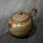 Artisan Crafted Glazed Ceramic Teapot for Unique Brews