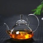 Luxe Blooming Glass Teapot for Perfect Brews