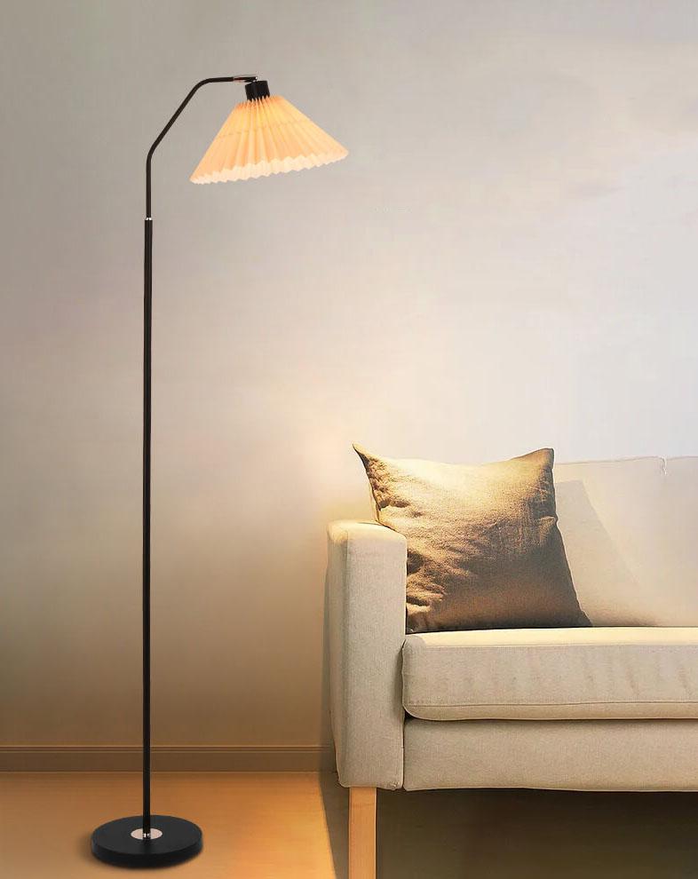 Stylish Contemporary Black Floor Lamp for Living Room Decor