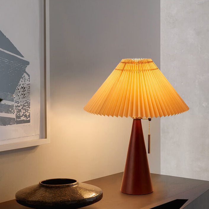 Minimalist Wooden LED Table Lamp for Bedroom and Living Room Decor