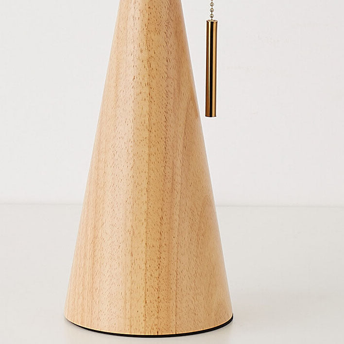 Minimalist Wooden LED Table Lamp for Bedroom and Living Room Decor