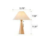 Minimalist Wooden LED Table Lamp for Bedroom and Living Room Decor