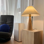 Minimalist Wooden LED Table Lamp for Bedroom and Living Room Decor