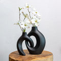 Intertwined Ceramic Vase for Flowers