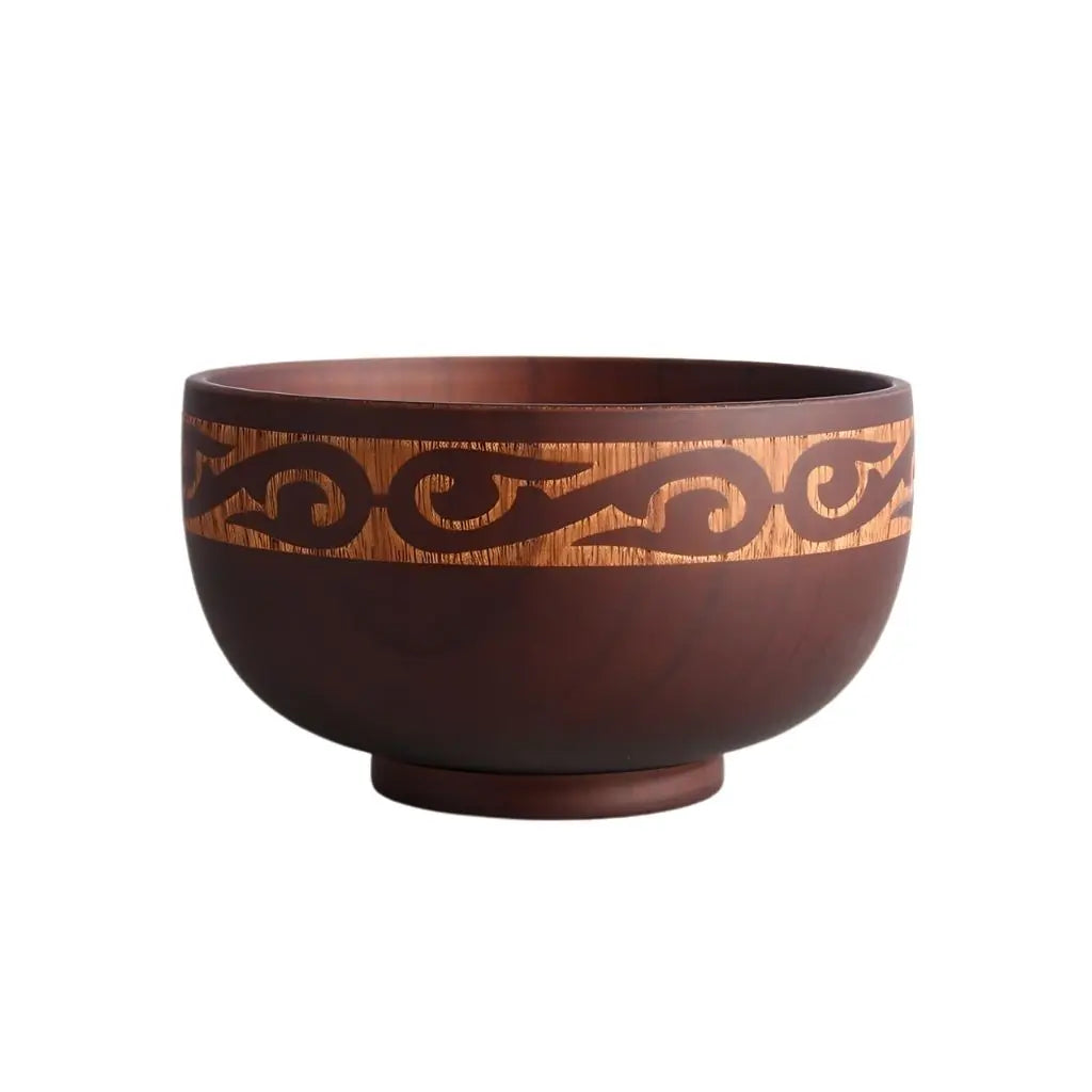 Artisan Handcrafted Wooden Serving Bowl