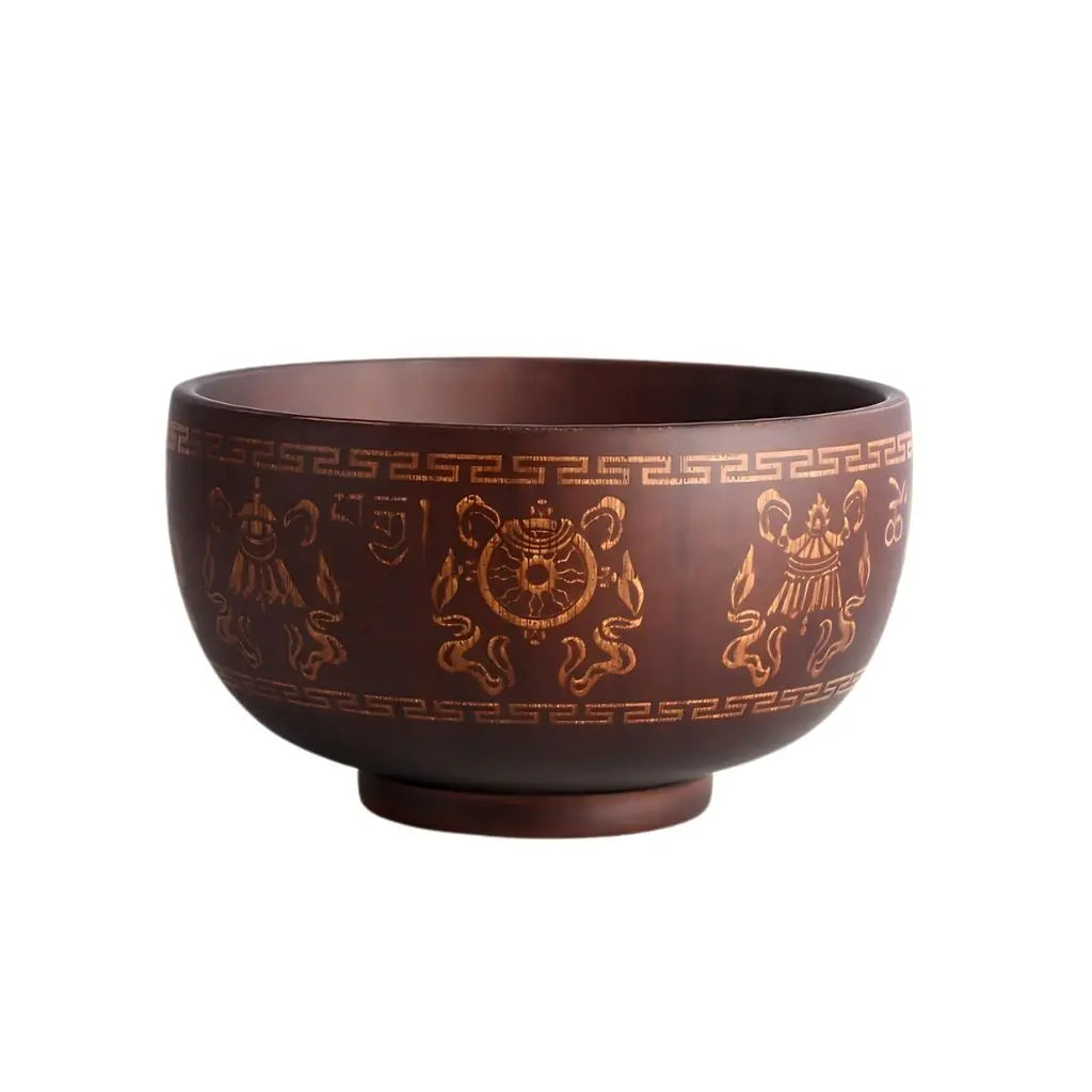 Artisan Handcrafted Wooden Serving Bowl