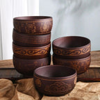 Artisan Handcrafted Wooden Serving Bowl