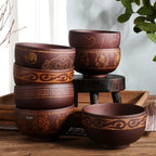 Artisan Handcrafted Wooden Serving Bowl
