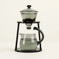Sleek Glass Tea Infuser Set with Vertical Stand