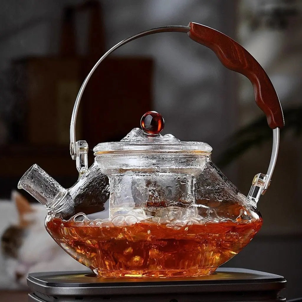 Elegance Glass Tea Infuser Kettle