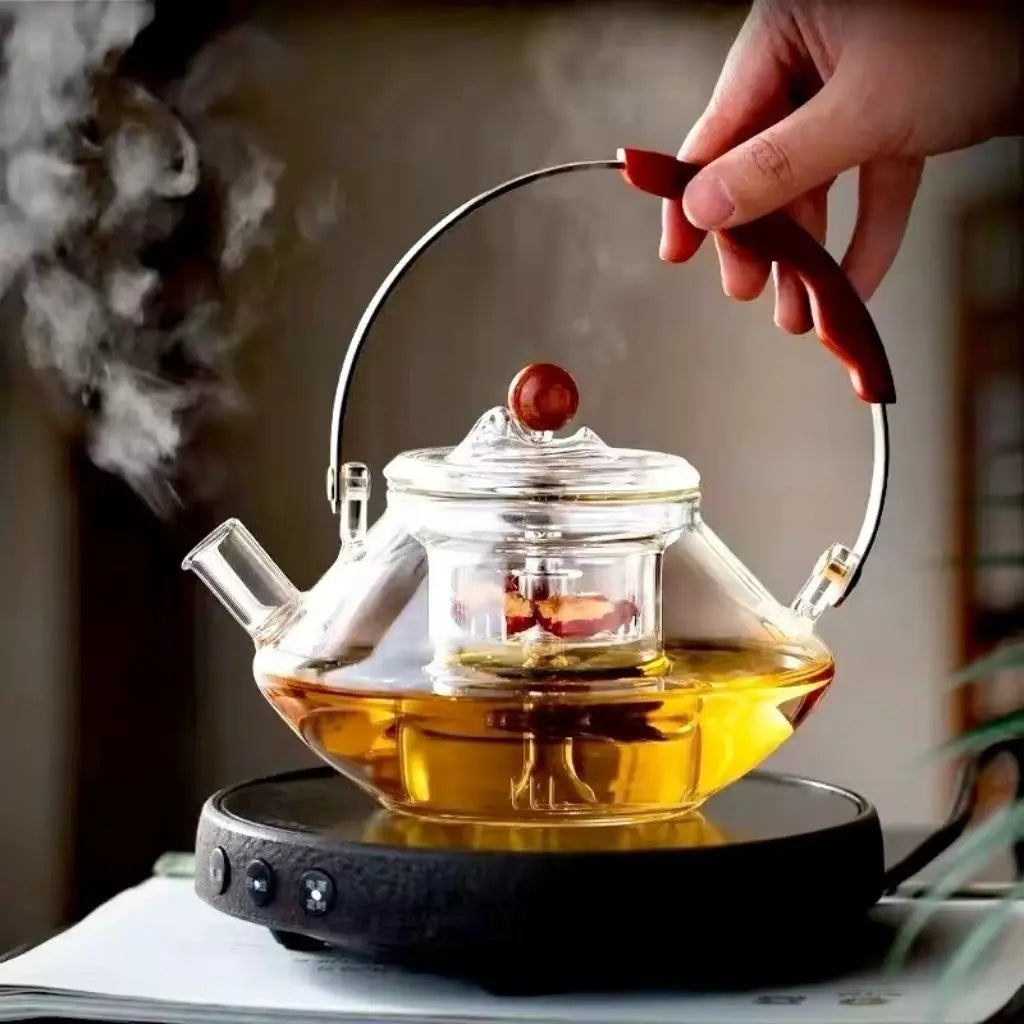 Elegance Glass Tea Infuser Kettle