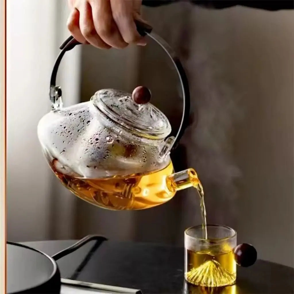 Elegance Glass Tea Infuser Kettle