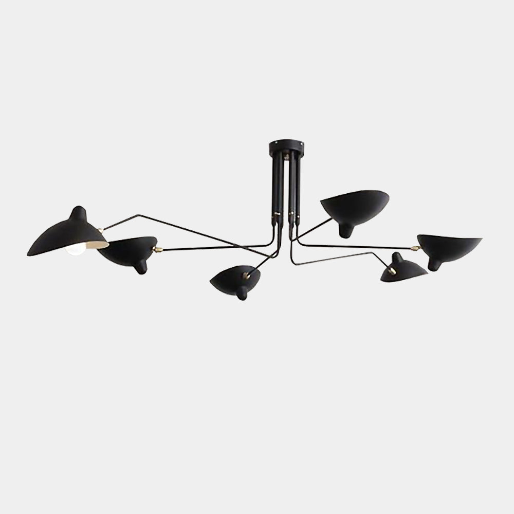 Elegant Noir Chandelier Light Fixture
