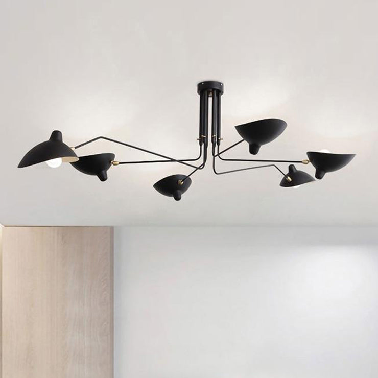 Elegant Noir Chandelier Light Fixture