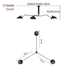 Elegant Noir Chandelier Light Fixture
