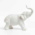 Elegant Ceramic Elephant Figurine for Home Decor
