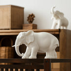 Elegant Ceramic Elephant Figurine for Home Decor