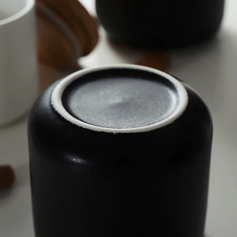 Elegant Ceramic Kitchen Storage Jars with Wooden Lids