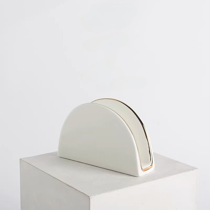 Chic Ceramic Napkin Holder for Stylish Tables