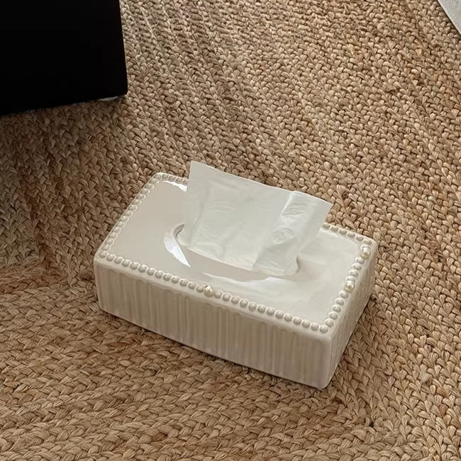 Elegant Ceramic Tissue Dispenser for Home Decor