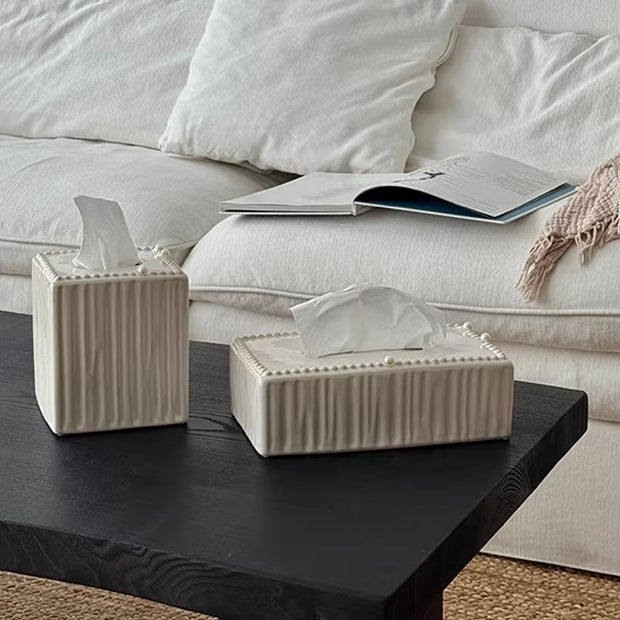 Elegant Ceramic Tissue Dispenser for Home Decor