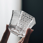 Elegant Prism Cocktail Glass for Luxurious Sips