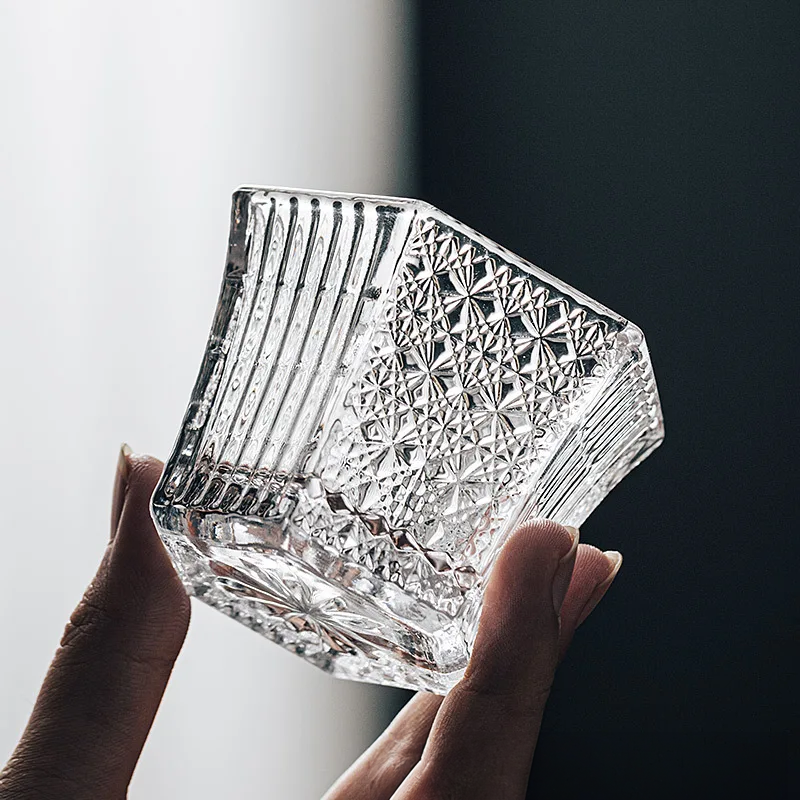 Elegant Prism Cocktail Glass for Luxurious Sips