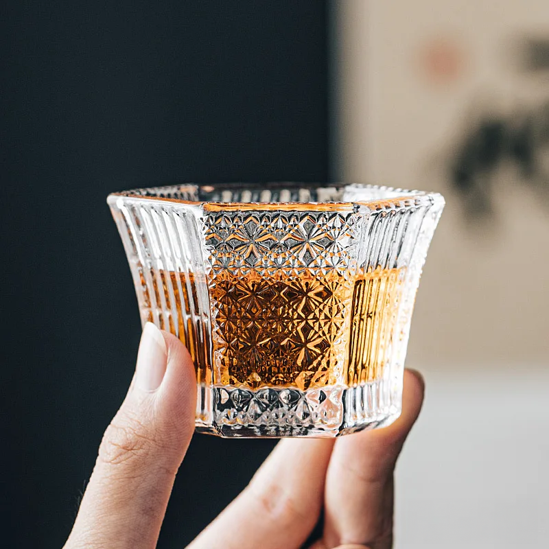 Elegant Prism Cocktail Glass for Luxurious Sips