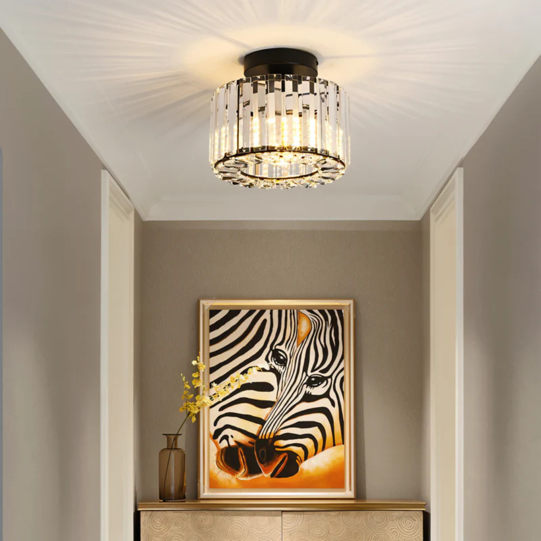 Elegant Crystal Flush Mount Light Fixture for Any Space
