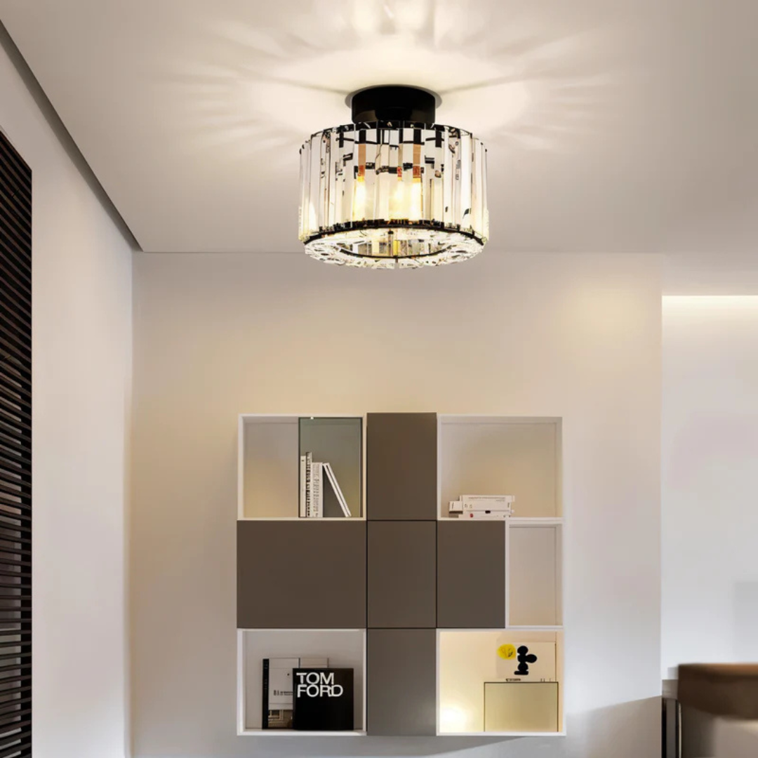 Elegant Crystal Flush Mount Light Fixture for Any Space