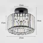 Elegant Crystal Flush Mount Light Fixture for Any Space