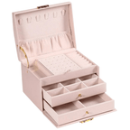 Elegant Faux Leather Accessory Organizer