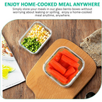 Versatile Glass Meal Prep Containers Set