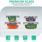 Versatile Glass Meal Prep Containers Set