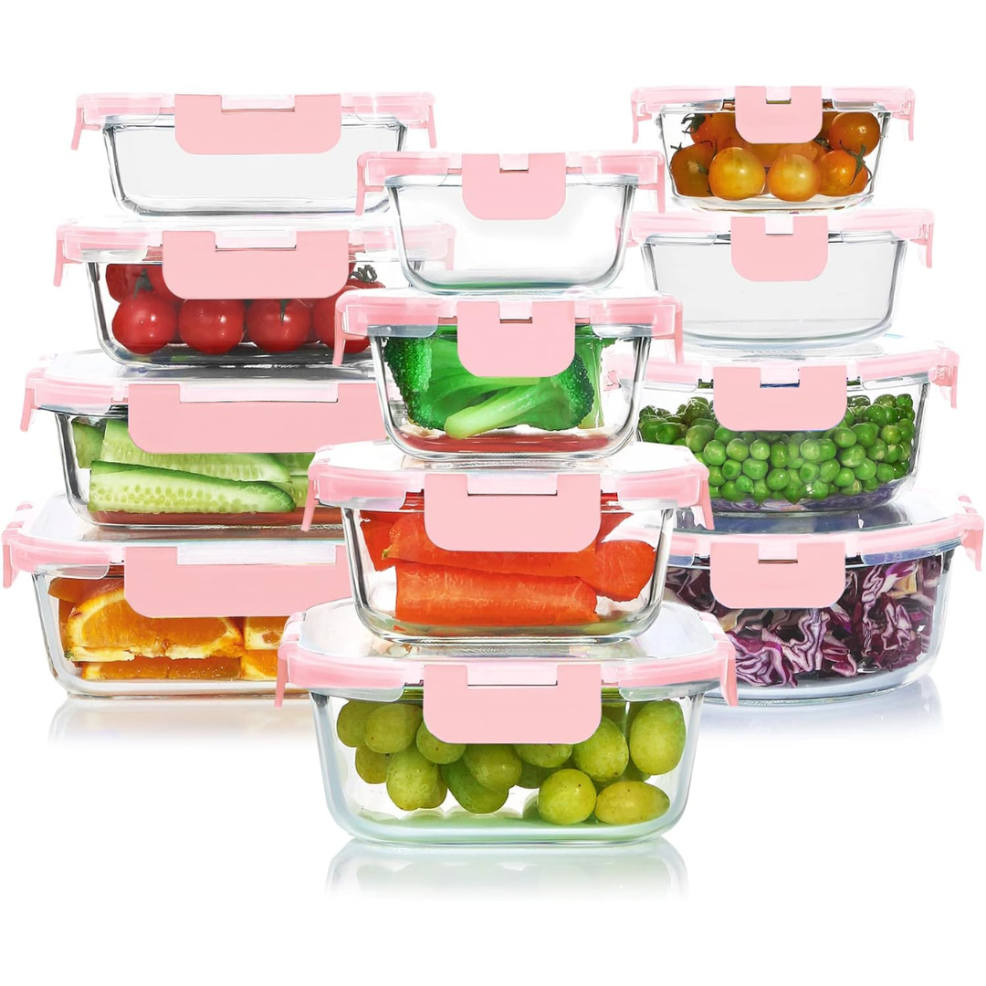 Versatile Glass Meal Prep Containers Set