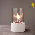 Elegant Illuminator Oil Lamp with Glass Design