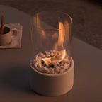 Elegant Illuminator Oil Lamp with Glass Design